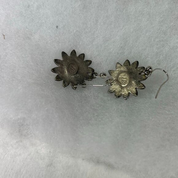 Timi of Sweden dangle drop smiley face earrings. - Picture 2 of 8